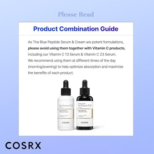 COSRX The Blue Copper 1.69 Fl Oz (Pack of 1), Peptide+5 Multi Peptides