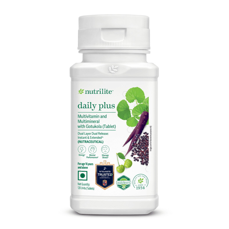 Nutrilite Daily Plus Multivitamin Multimineral Tablets | 7 essential B-Vitamins