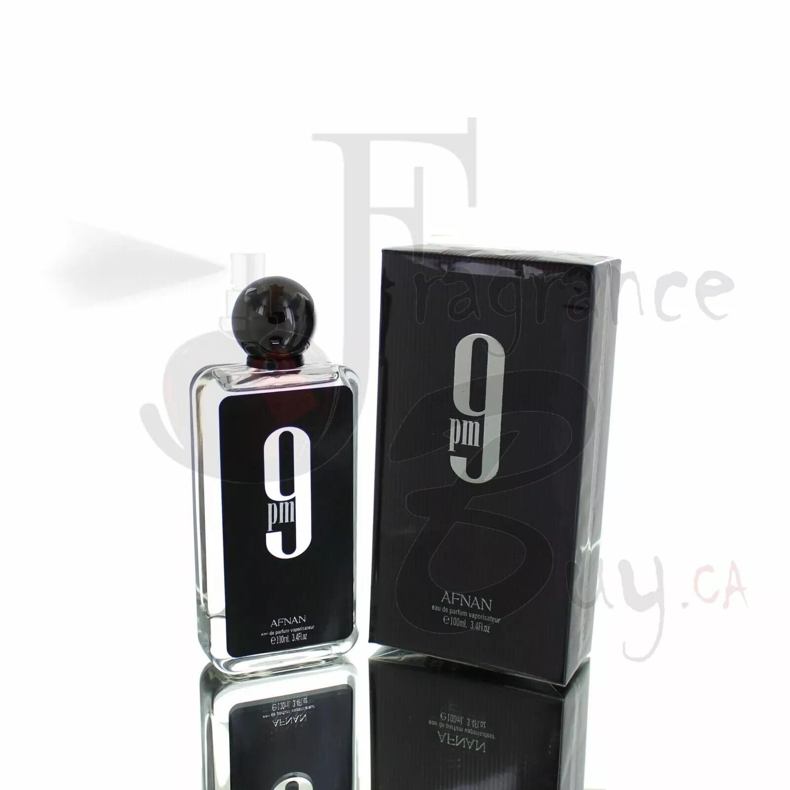 Afnan 9 PM Eau De Parfum Perfume For Men 3.4 Oz / 100 ml New