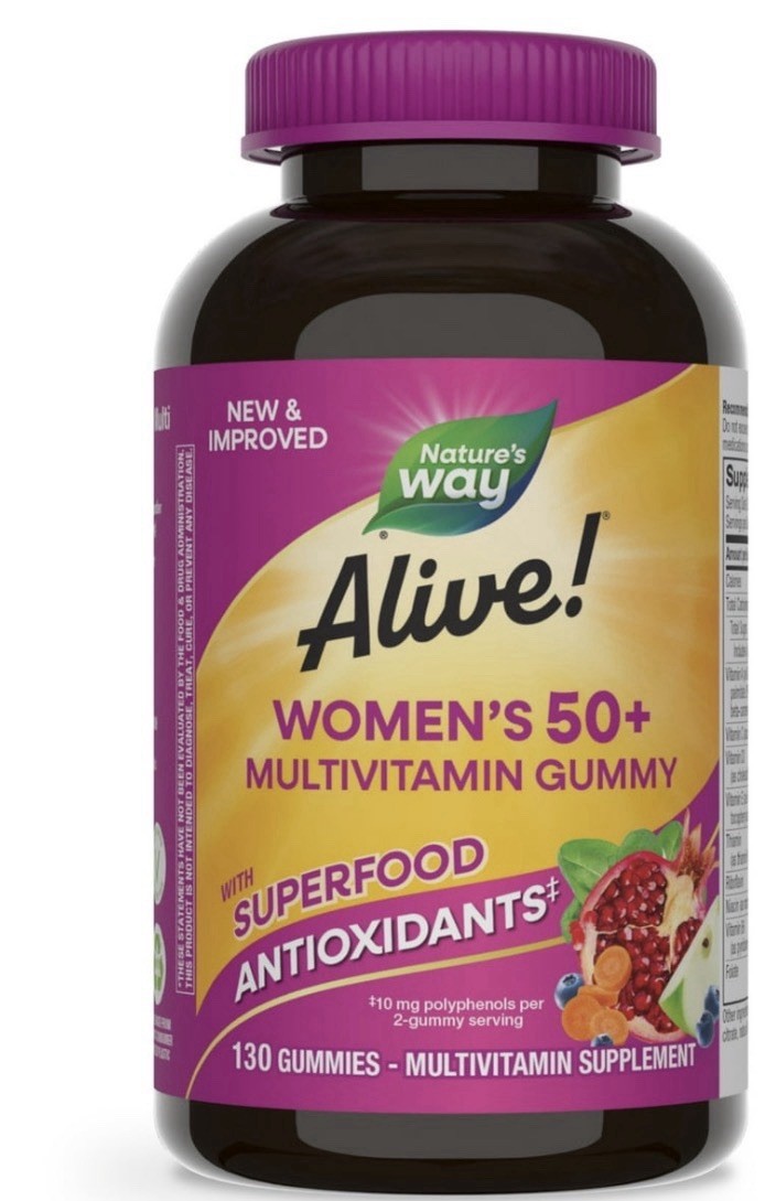 Nature’s Way Alive! Women’s Multivitamin Gummy, Daily 130 Count ..