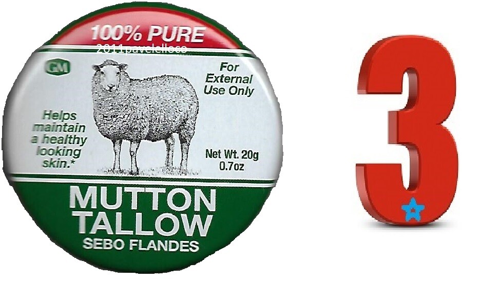 Germa MUTTON TALLOW SEBO FLANDES 0.7 OZ ( 20 g ) 100 % sebo carnero healthy Skin