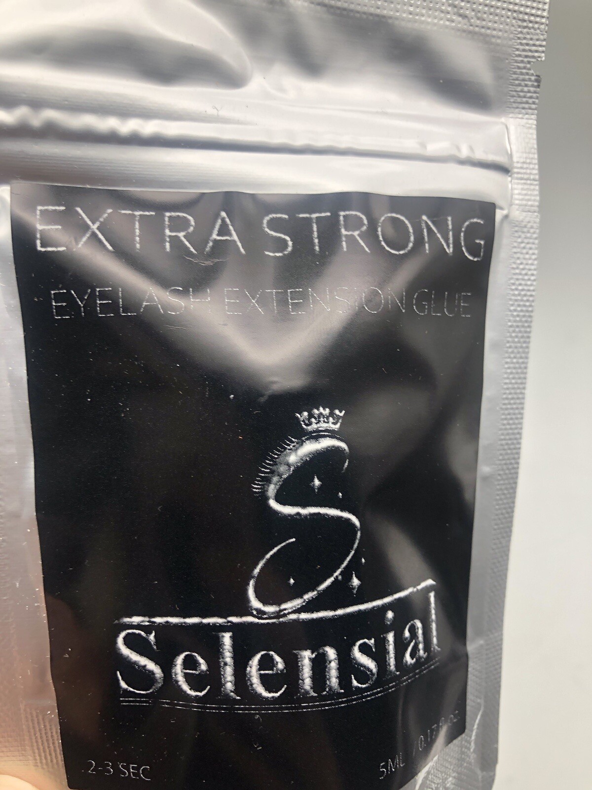 Quick Dry Eyelash Extention Glue, Extra Strength, 0.17 fl oz (5 ml) Exp.12/30/24