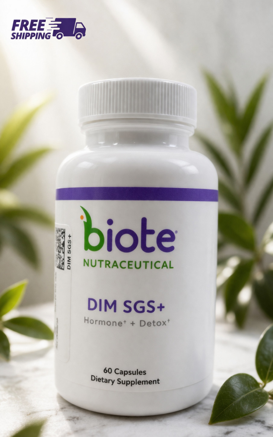 Biote Nutraceutical – DIM SGS+, Hormone + Detox – 60 Capsules