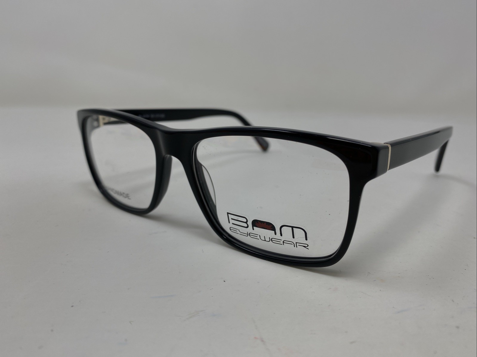 BAM Eyewear BAM 103 BLACK 57-17-150 Plastic Full Rim Eyeglasses Frame AK91