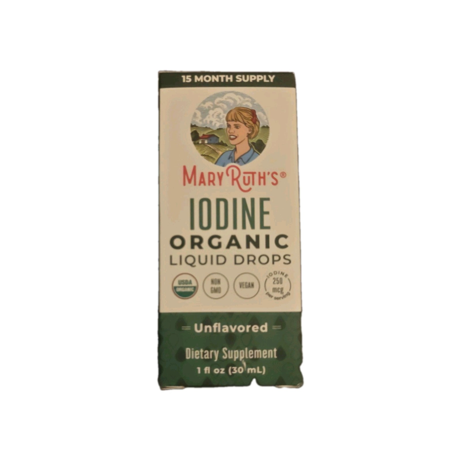 6/27 MaryRuth Organics Iodine Liquid Drops | Potassium Iodide | 1 Year Supply |