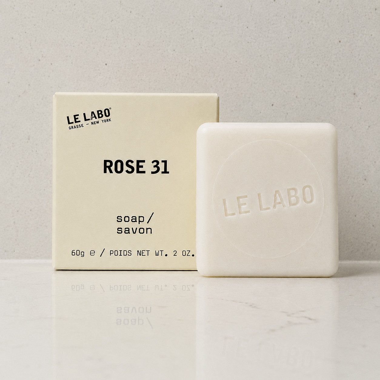 4 PACK – Le Labo Rose 31 Bath Bar, 2oz/60g Set Individually Wrapped, Boxed Soap