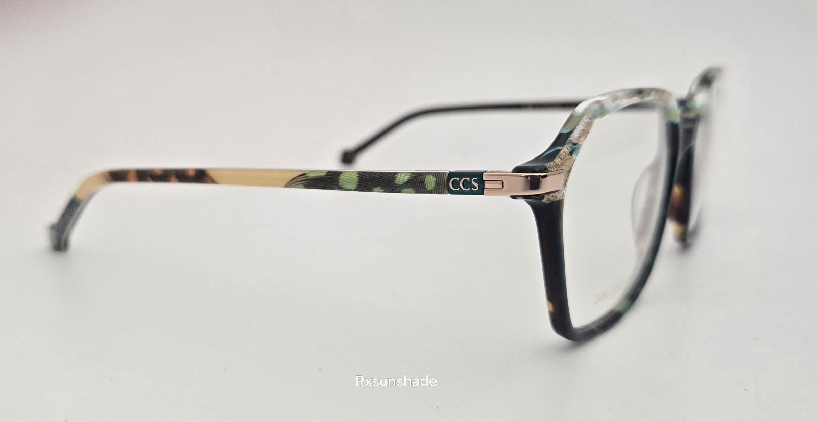 Coco Song Eyeglasses NEW CCS 180 Color 1 Black Gold Brown Size 52 Square