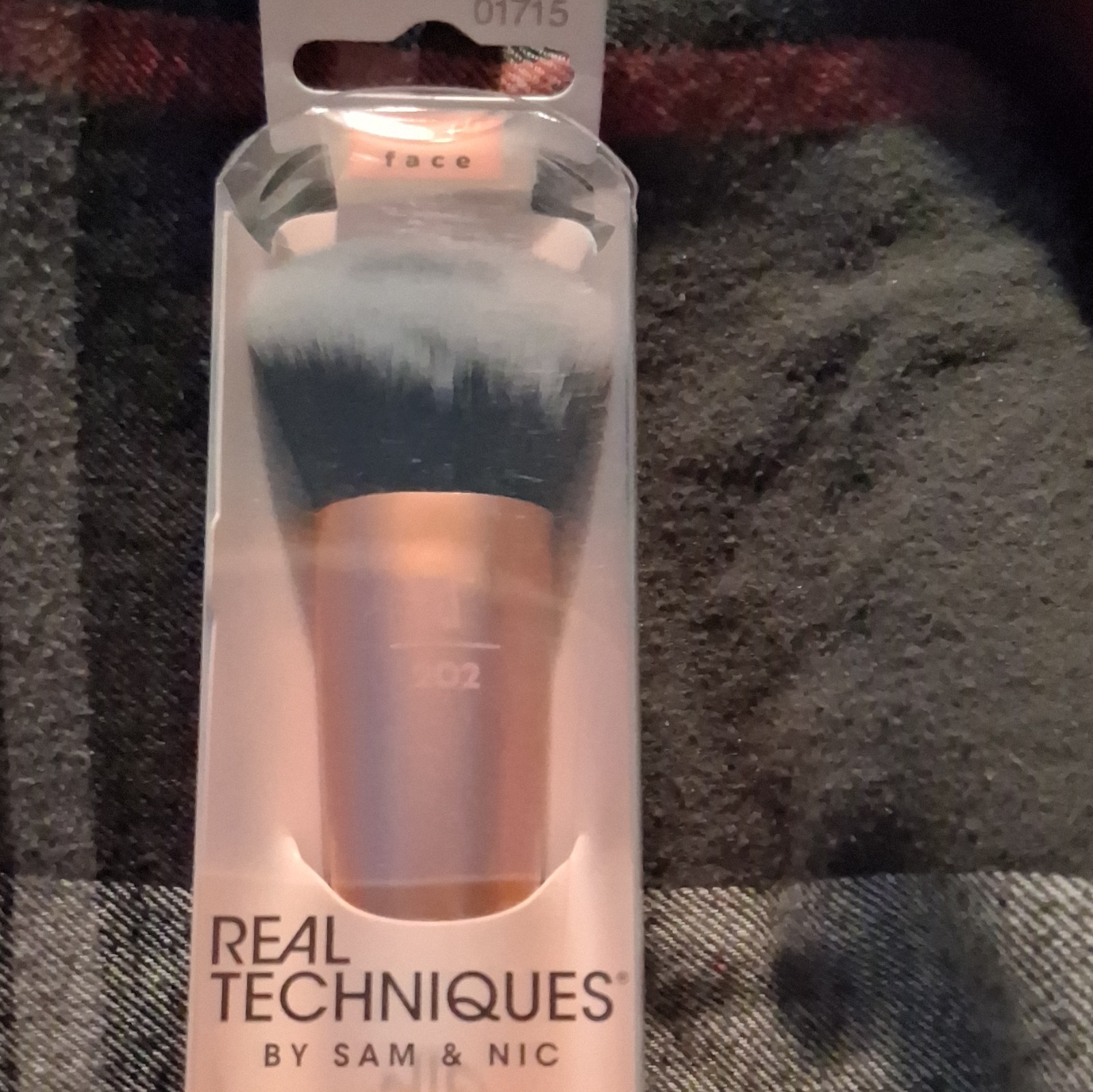 Real Techniques Face Makeup Brush 01715 Orange/Black/White