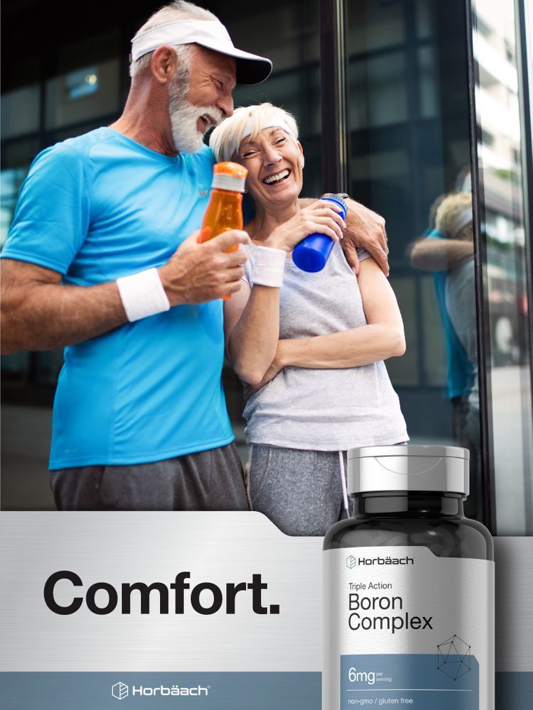 Triple Boron Complex 6 mg Supplement | 300 Tablets | Triple Action | by Horbaach