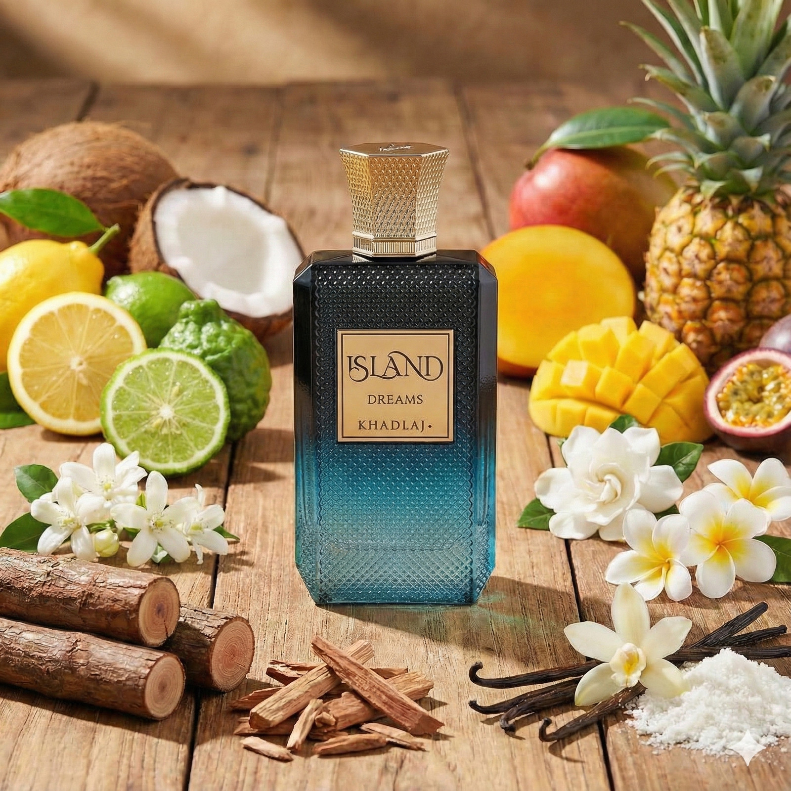 Island Dreams by Khadlaj Extrait De Parfum for Men & Women 100 ML Brand New