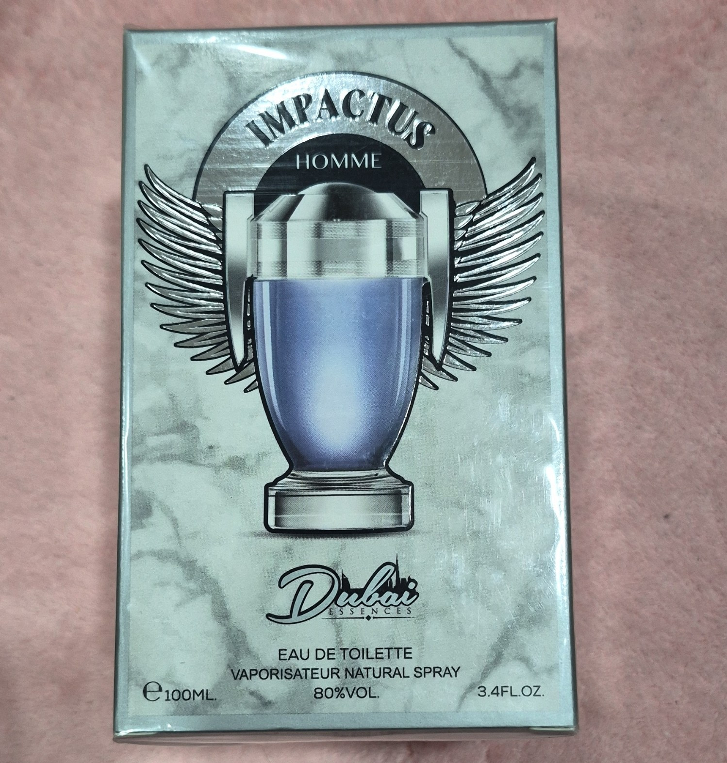 Dubai Essences Impactus Homme Eau de Toilette Natural Spray 3.4 fl oz