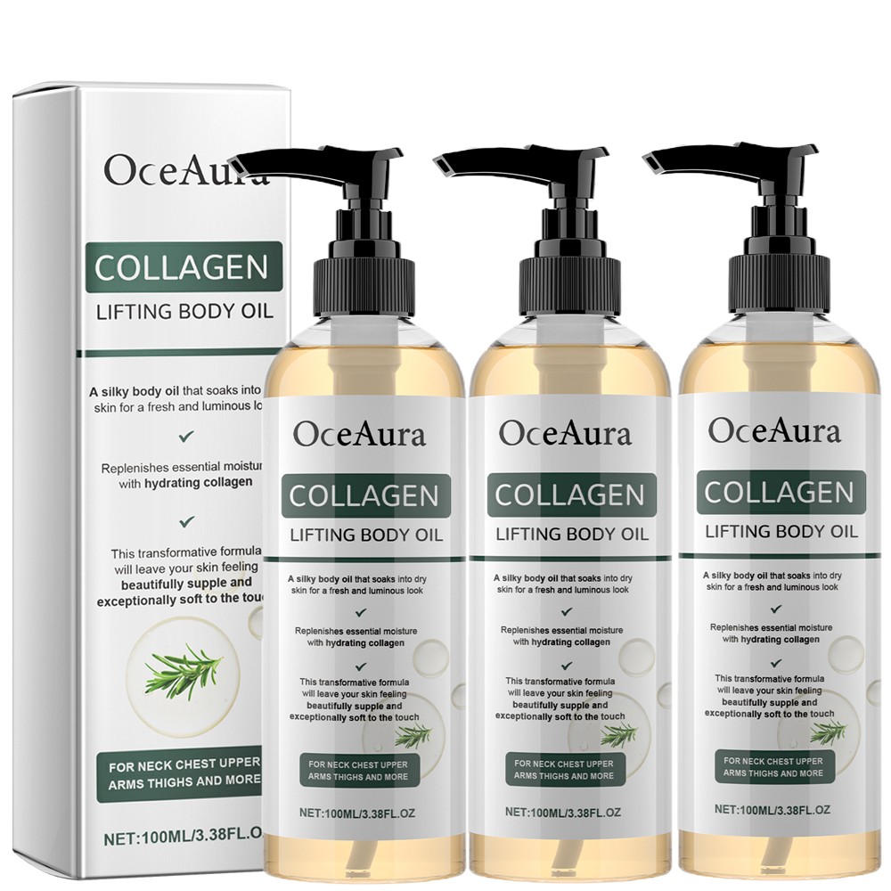 3/5x Collagen Lifting Body Oil Firming Anti Aging Wrinkles Scars & Stretch Mark