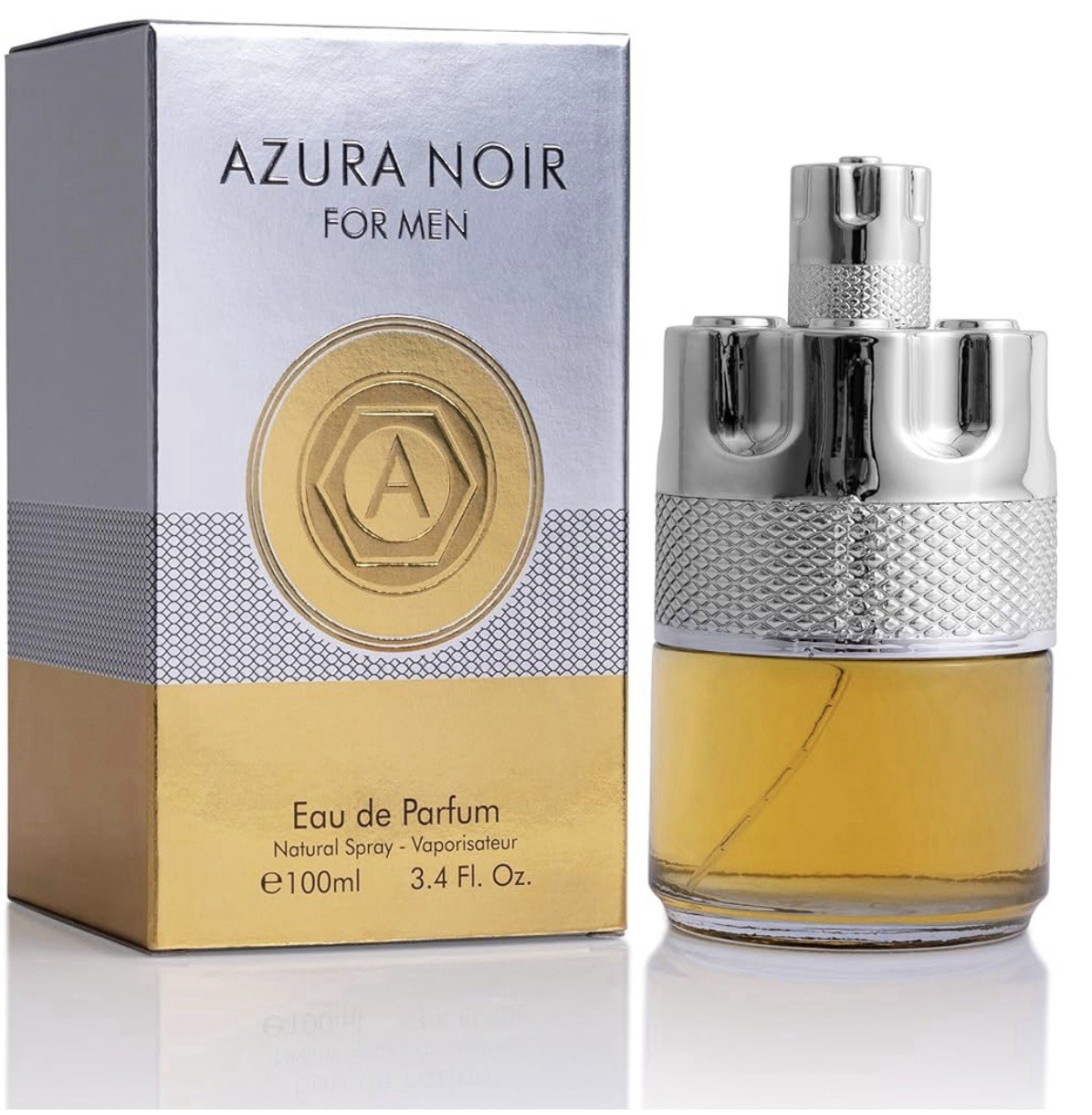 Azura Noir for Men Eau De Parfum – Woody Spicy Fragrance – Long-Lasting Colog…