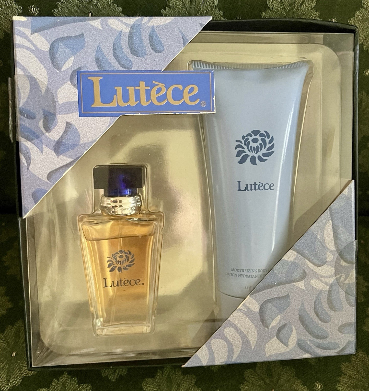 Vintage Lutece EDT 1.7 Oz Spray & 6.8 Fl. Oz Body Lotion Set