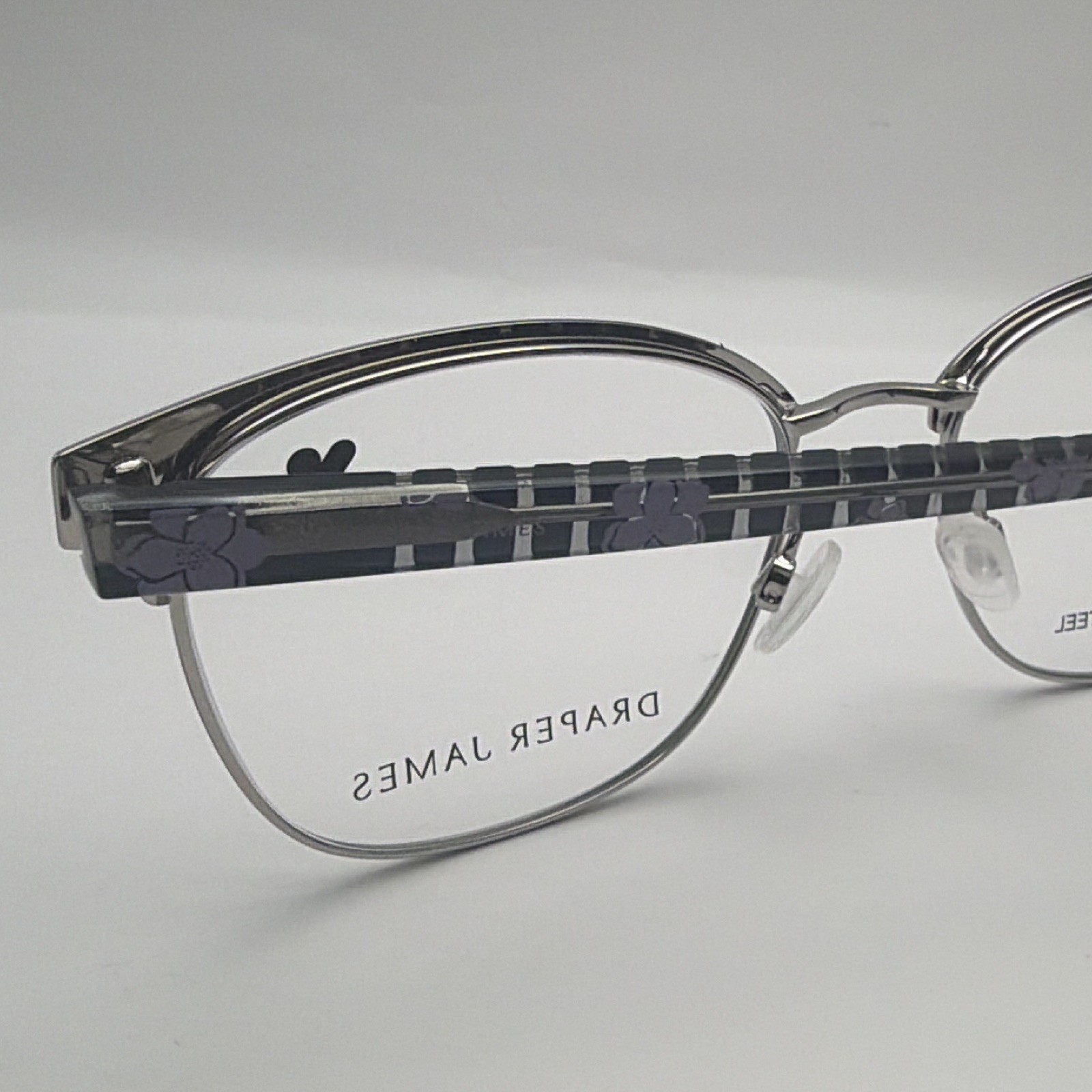 Draper James DJ5045 53/17 140 Black Stainless Steel Full Rim 5200
