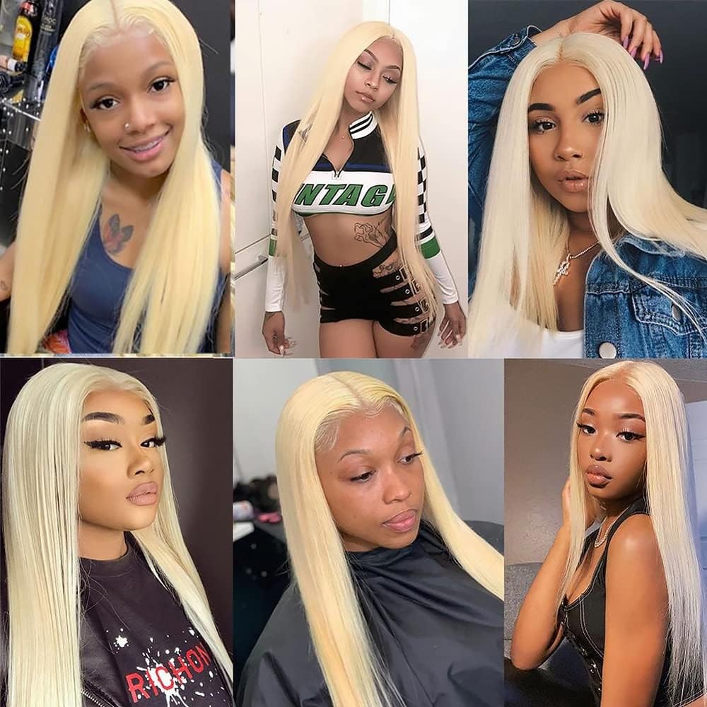 20 Inch #613 Blonde Tape in Extensions Human Hair 613 Straight Tape ins Hair …