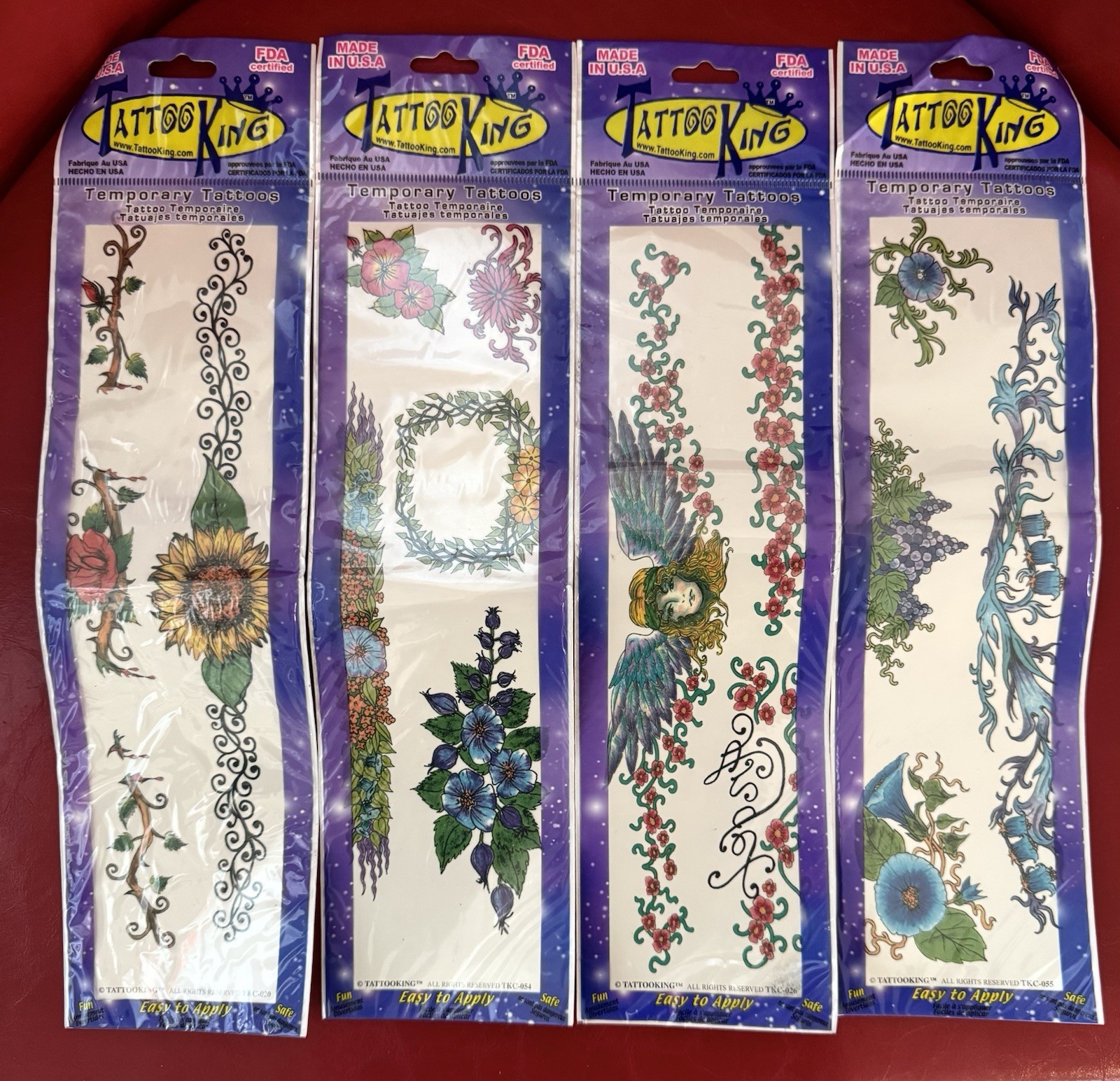 Tattoo King. TEMPORARY TATTOOS – Approved FDA,Made in US