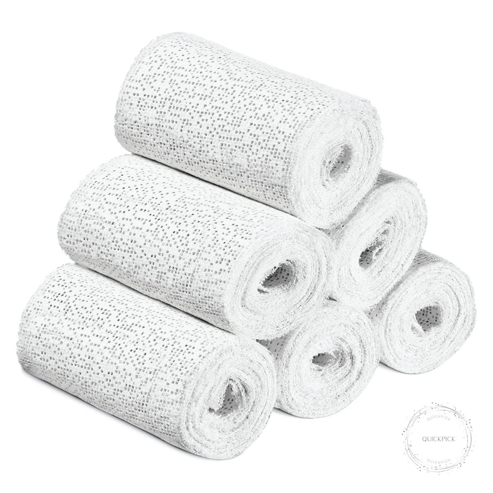 Plaster Coth Rolls 6 Pack Plaster Gauze Bandage Plaster Strip Gauze Wrap for Bod