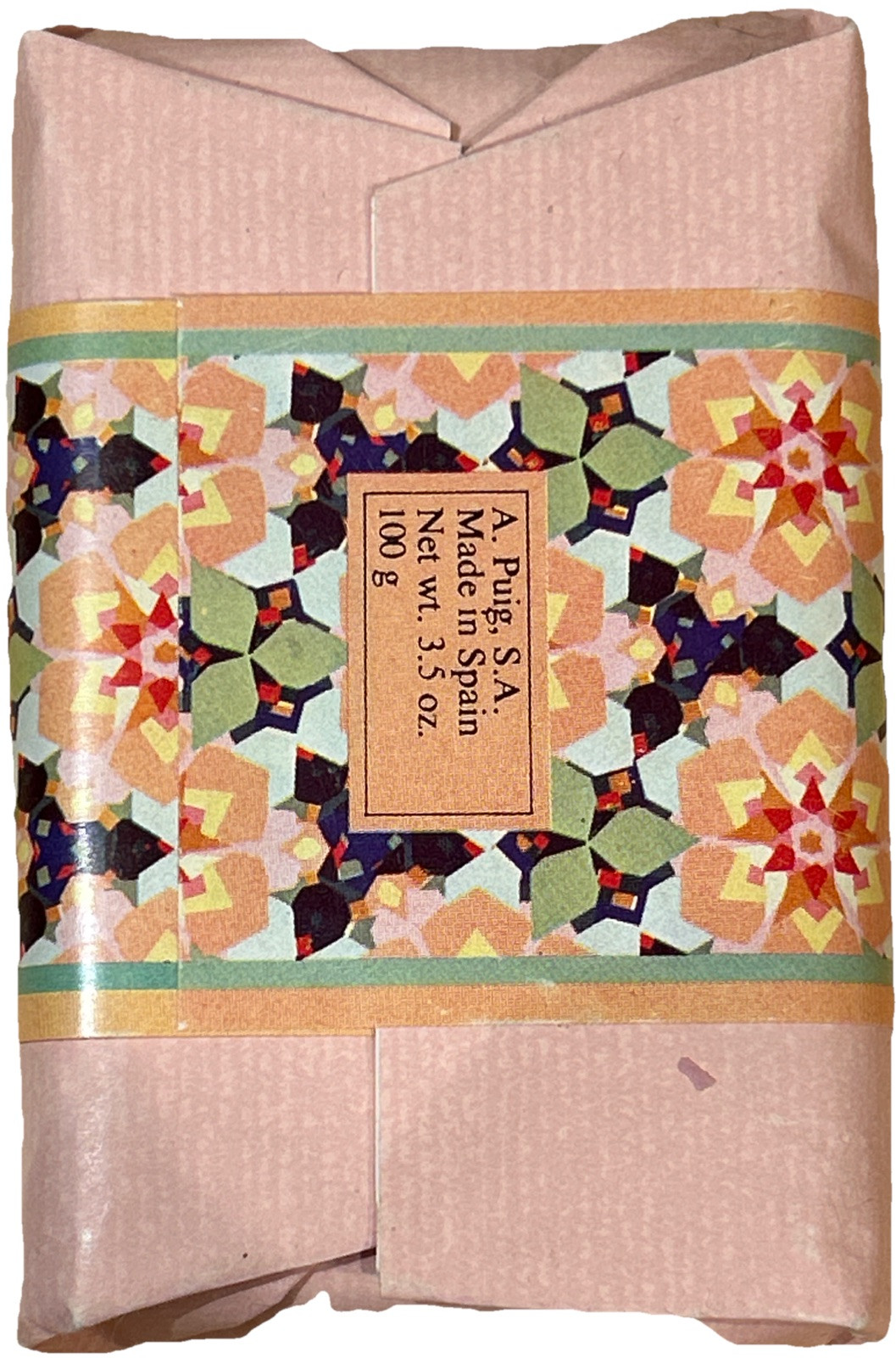 Antonio Puig 3.5oz Soap 100g Full Size Luxury Floral Soap Geranium Spain Vintage