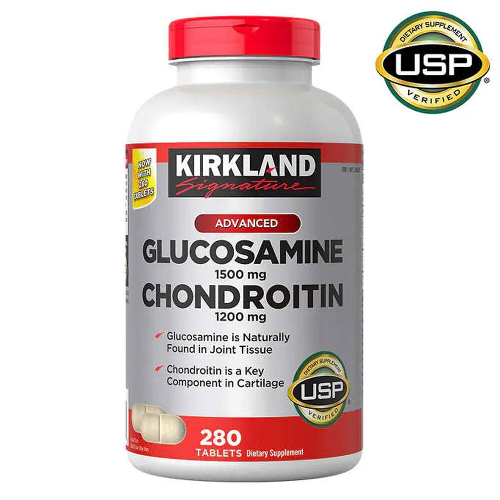 Kirkland Signature Glucosamine & Chondroitin Joint Health, 280 Tablets Exp 01/27