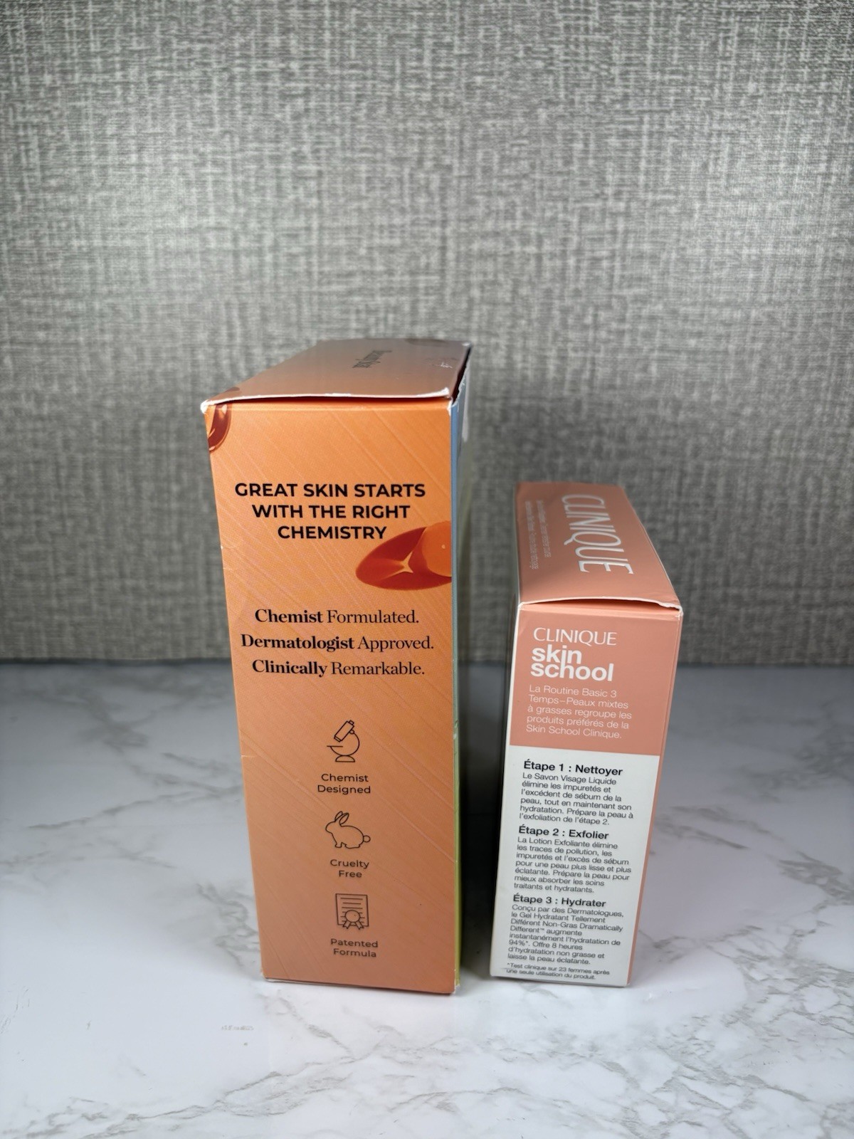 Clinique & Beauty Stat Travel Skin Care Cleanser Exfoliant Moisturizer BUNDLE