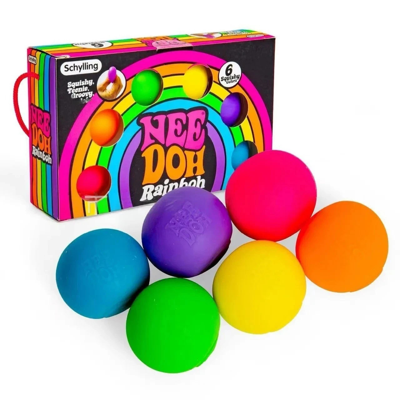 Needoh cool Cat Squishy Sensory Fidget Toy Slow Rising Stress Relief Squeeze TOY