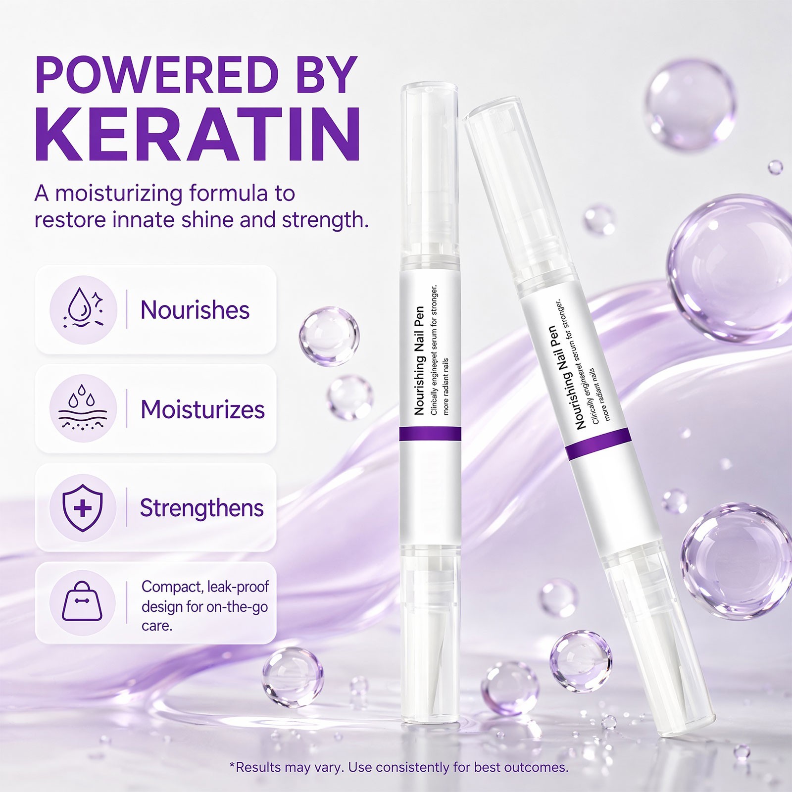 Qlear Beauty Nail Cuticle Oil Pen Light Hydrating Daily Nail & Cuticle Care