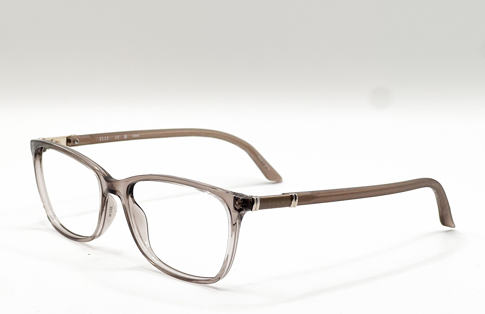 Elle EL13409 LB Light Brown Rectangle Authentic Eyeglass Frames 53-16-135