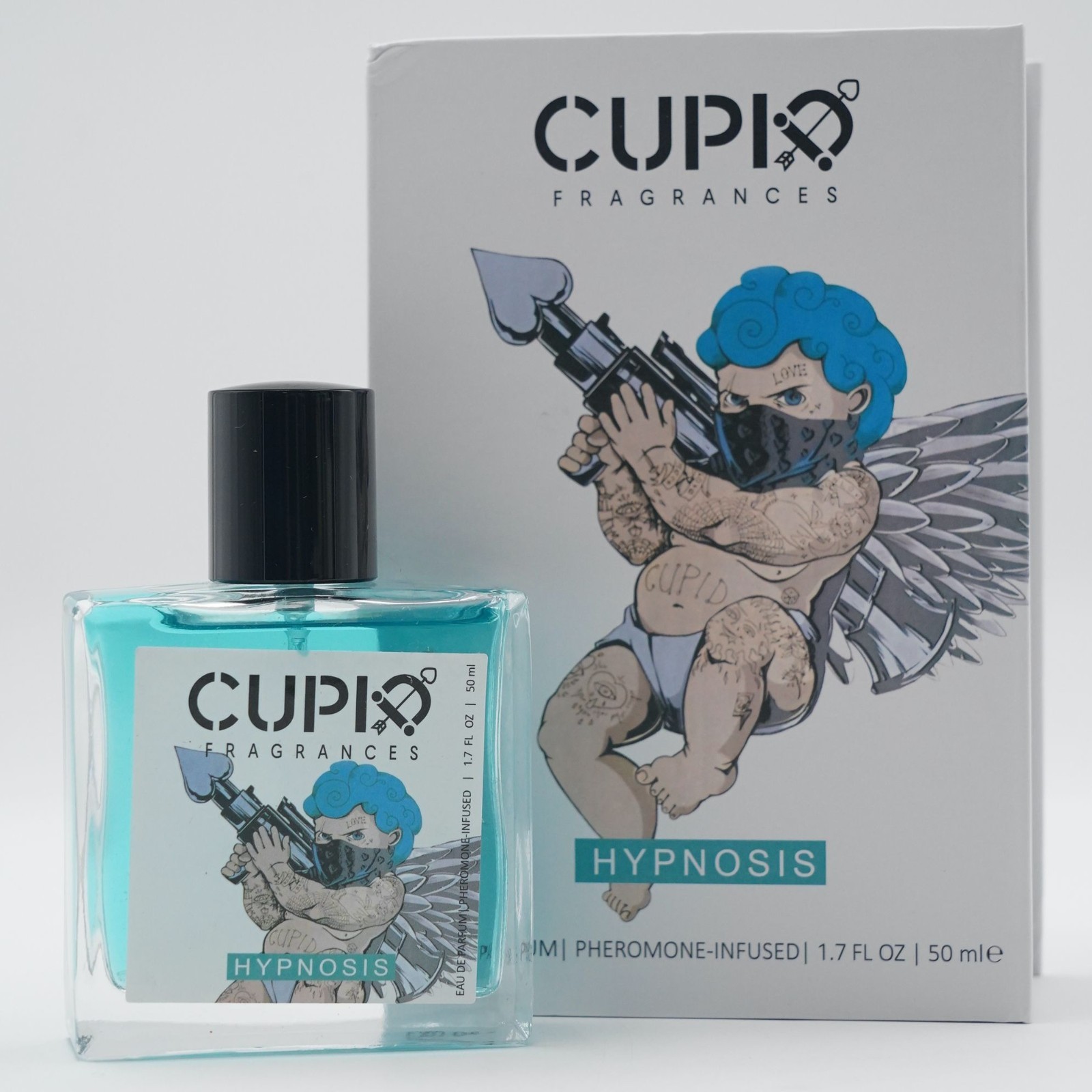Cupid Fragrances Hypnosis Eau de Parfum for Men 1.7 oz Pheromone Infused Cologne