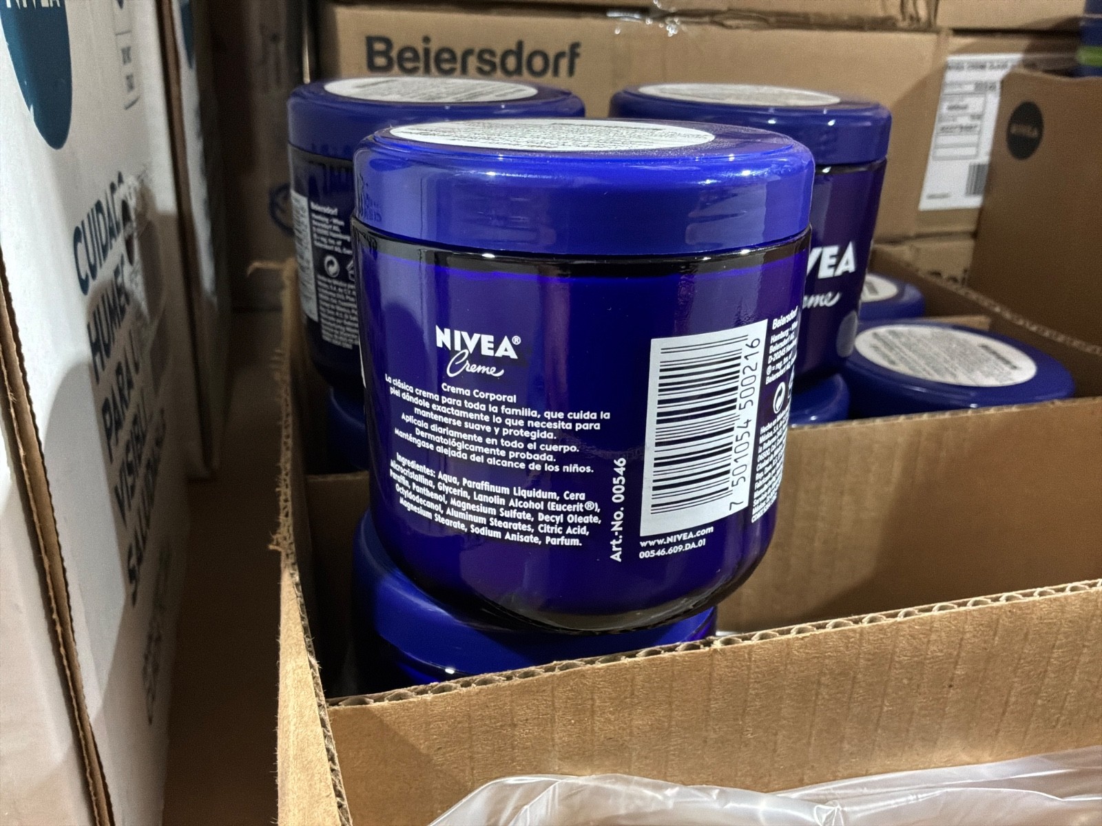 IMPORTED MEXICO 🇲 NIVEA Creme 400ml Glass Jar Family Size Cream Face Body Hands
