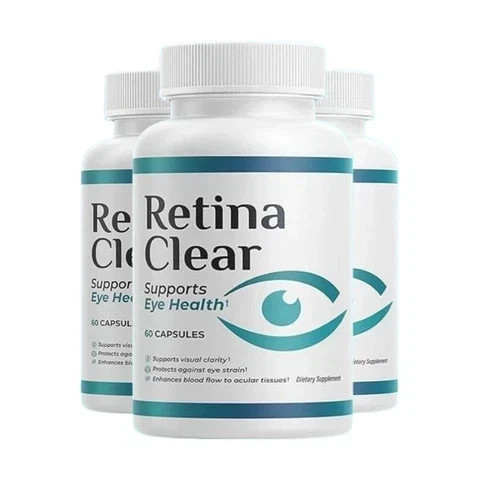3-Pack Retina Clear Capsules, RetinaClear Supports Eye Health