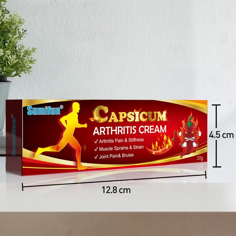 Capsicum 3PACK Arthritis Moisturizer Hot Rheumatoid Arthritis Joint Knee Pain Re