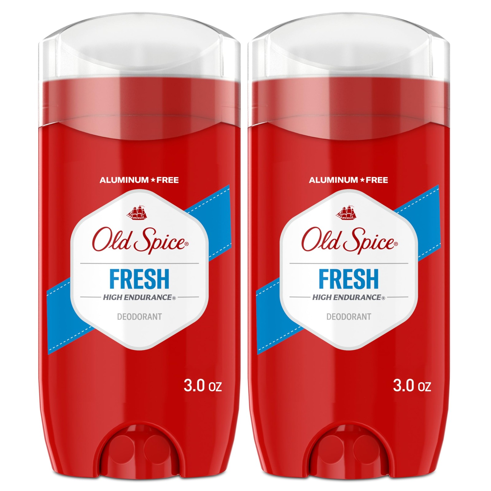 Old Spice Aluminum Free Deodorant for Men, High 3 Ounce (Pack of 2)
