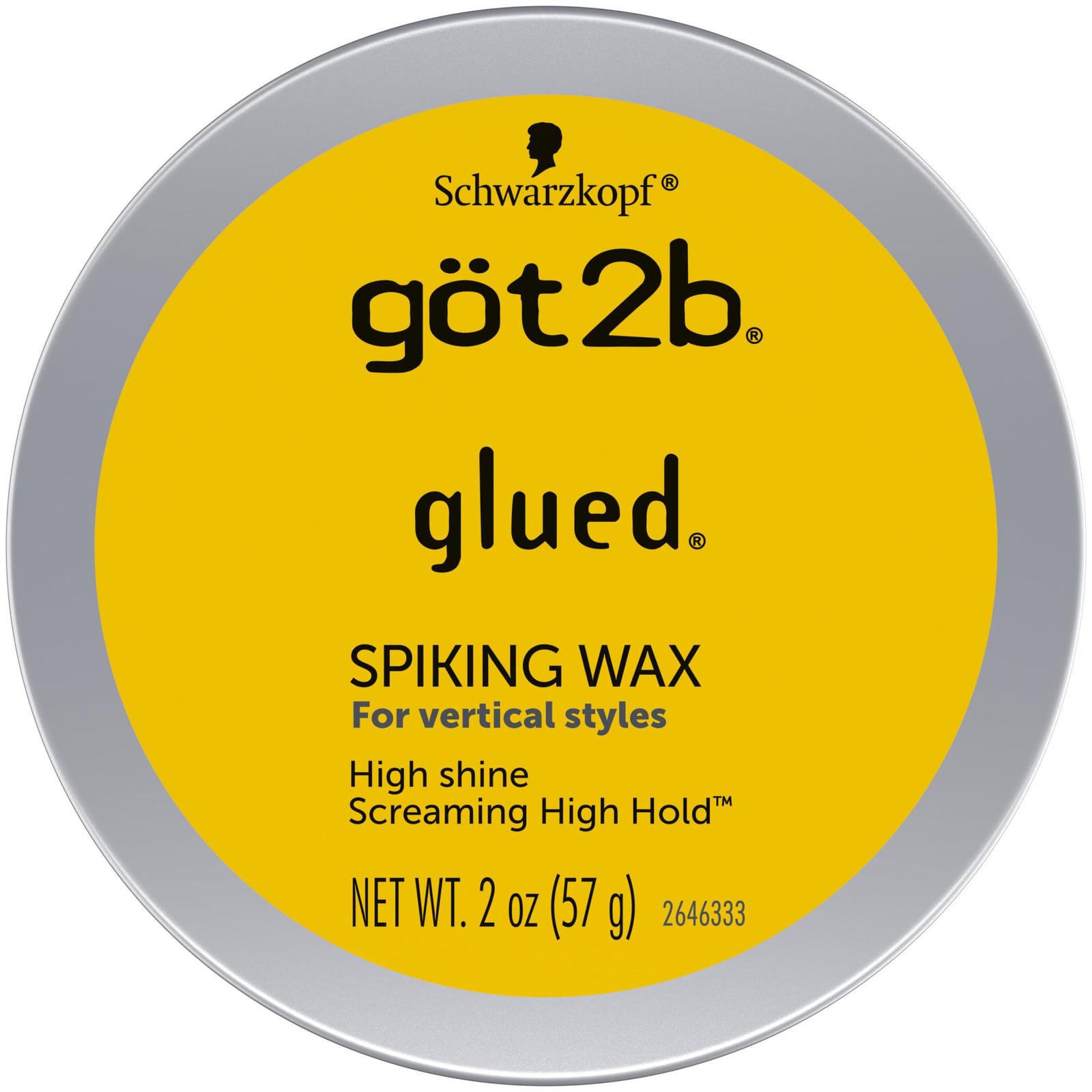 Got2b Glued Spiking Hair Wax, Fierce Holding 2 Ounce (Pack of 1),