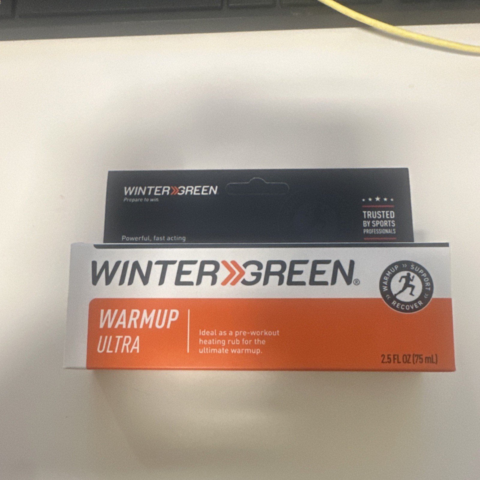 Wintergreen Warmup Ultra Pre-Workout Heating Rub Menthol Capsicum 2.5 fl oz