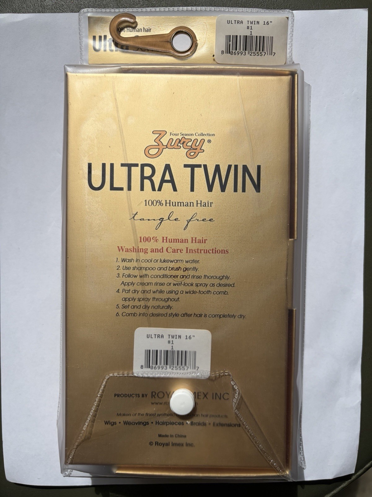 Zury Ultra Twin 16” 100% Human Hair Extension
