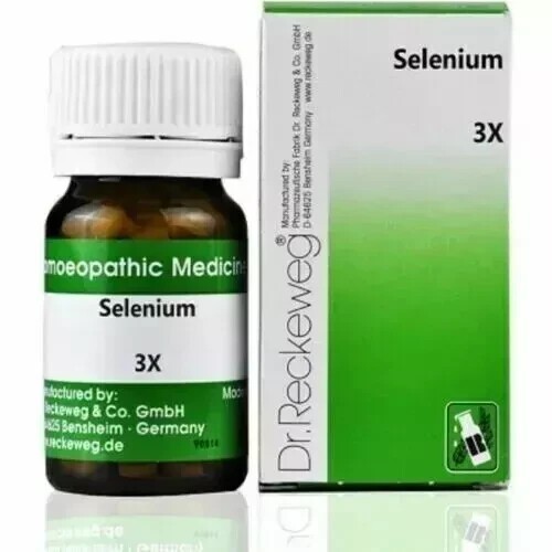 Dr. Reckeweg Germany Homeopathic Selenium 3X (20g) Free Shipping