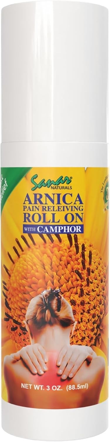 Arnica Roll On | Fast Acting Cooling Relief with Menthol Camphor & Arnica Mon…