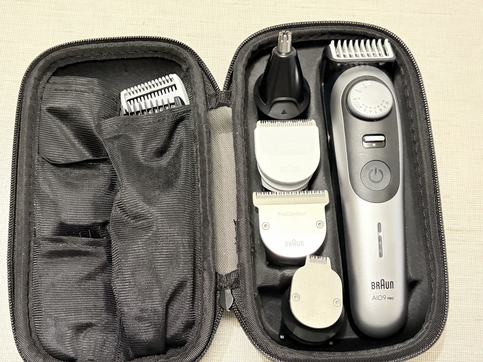 Braun All-in-One Series 9 PRO Men’s Electric Beard Trimmer, Hair Clipper, Shave