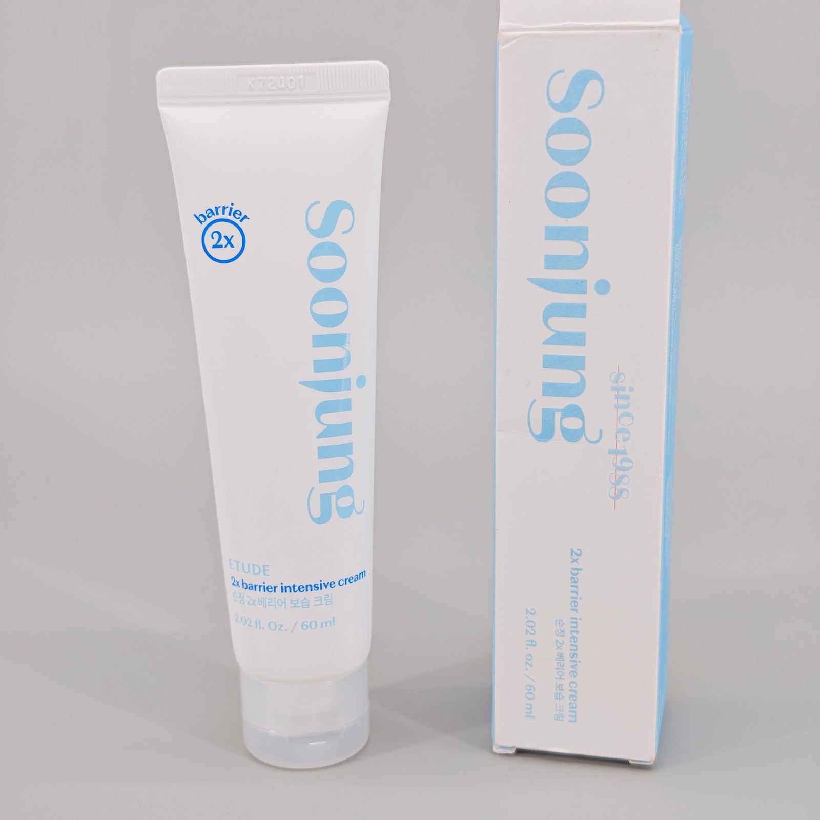 Etude Soonjung 2x Barrier Intensive Cream 60ml 2.02oz Low pH Moisturizer K72401