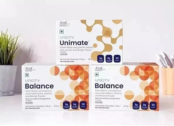 UNICITY FEEL GREAT PACK KIT, UNICITY BALANCE 60 SACHETS & UNIMATE 30 SACHET