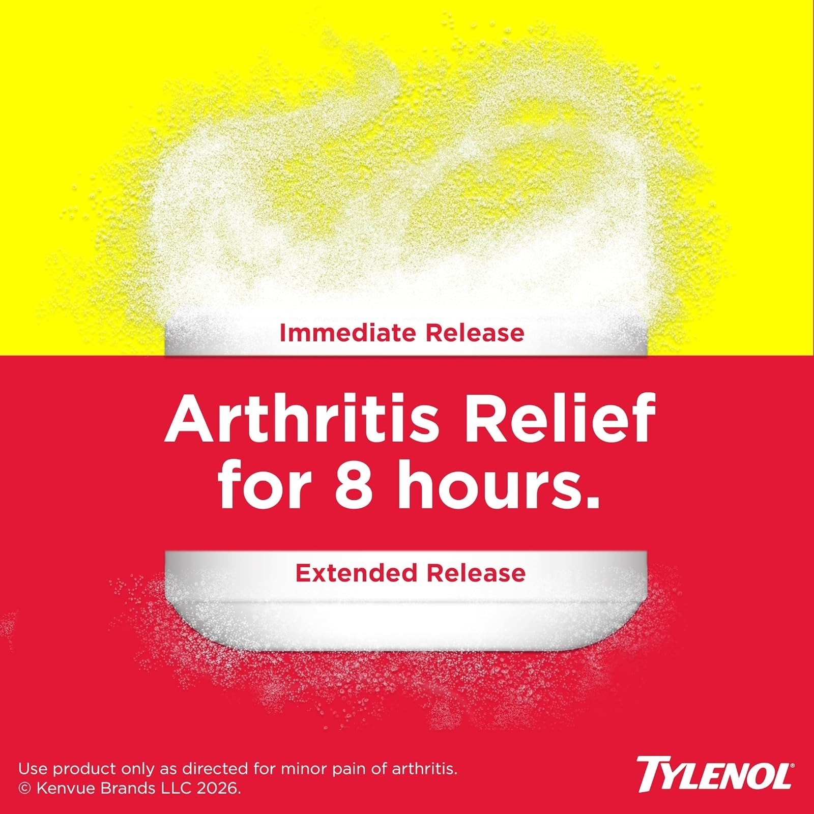Tylenol Arthritis Pain Relief Caplets 650mg, 100 Count, Fast Acting