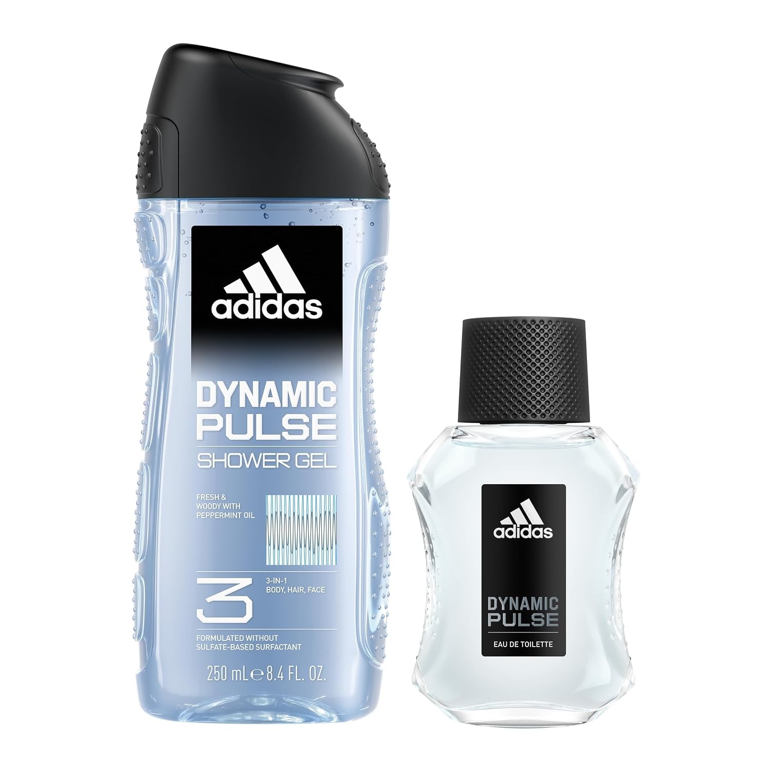 Adidas Dynamic Pulse Aftershave Giftset – 1.6 fl oz EDT + 2.5 fl oz + 8.4 fl oz