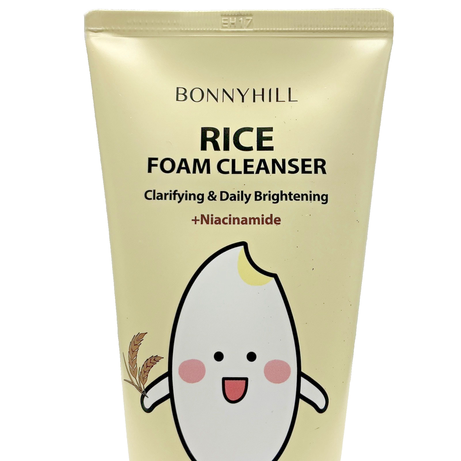 Korean BonnyHill Rice Niacinamide Foam Cleanser Sealed 5.74oz/170ml Exp. 2028