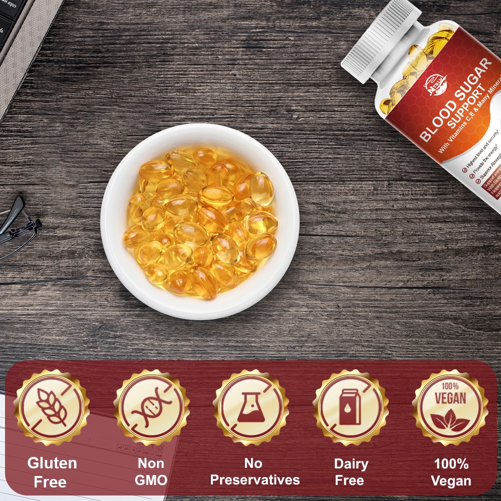 2 bottle Blood Balance 120 Capsules Vitamins C E Mineral Support