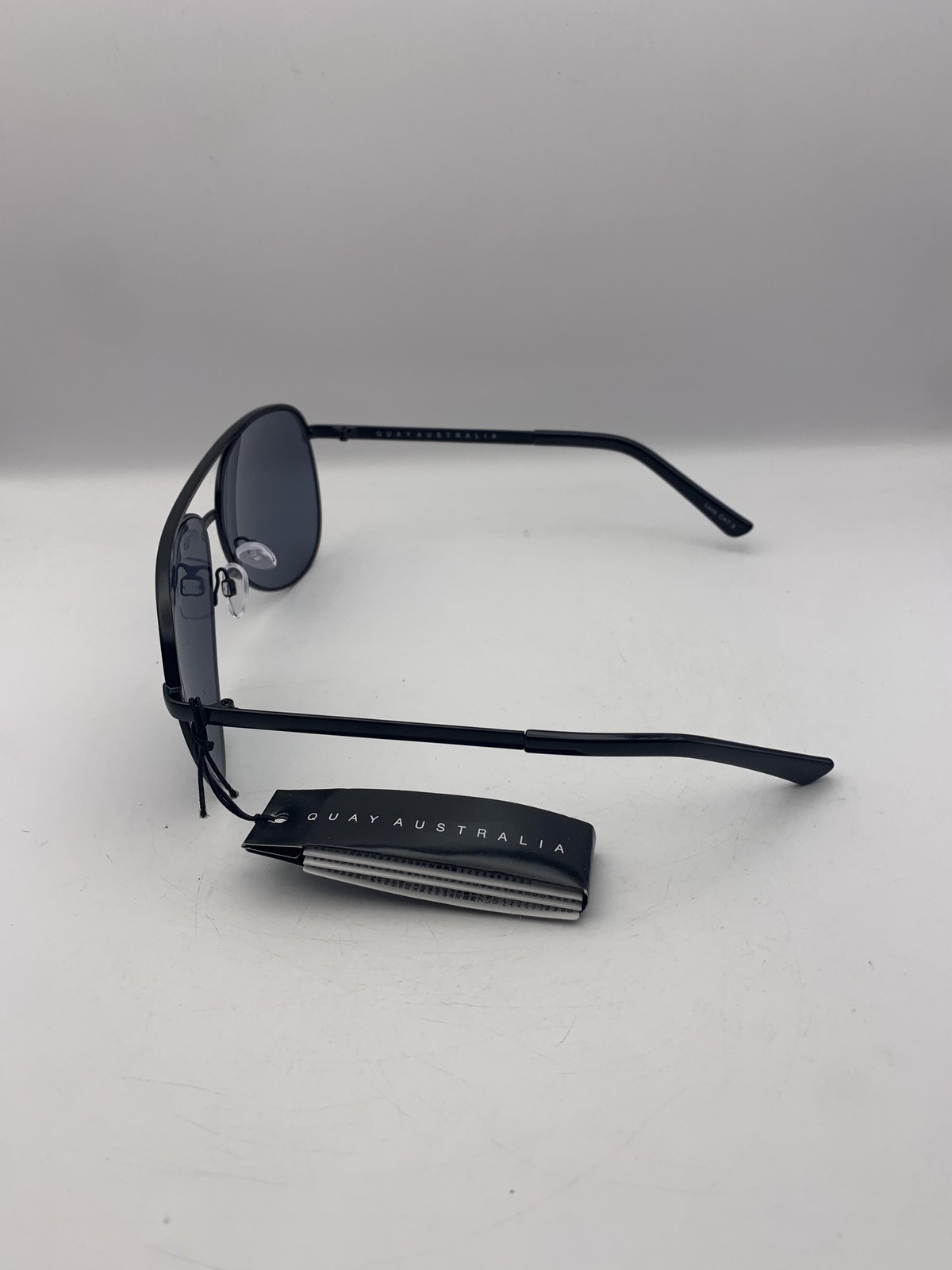 Quay Australia Eyeglasses VIVIENNE 126 Black Aviator Full Rim Metal Womens