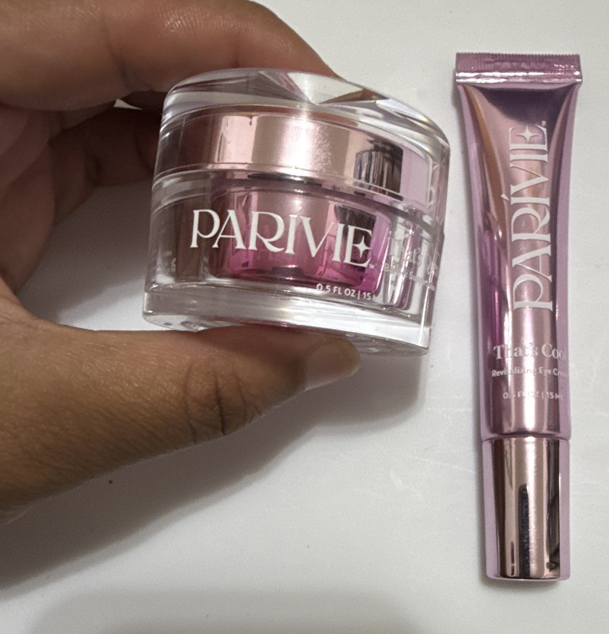 Parivie Beauty Cream & Revitalizing Eye Cream Skincare Bundle New Sealed