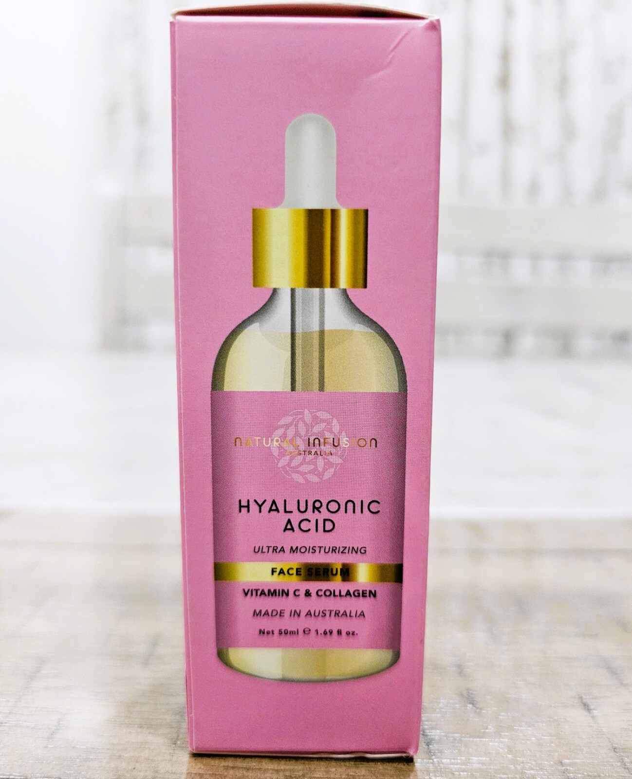 Natural Infusion Australia Hyaluronic Acid Face Serum 1.69 fl oz/50 mL
