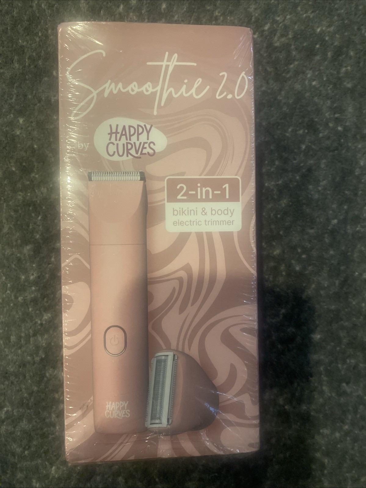 HAPPY CURVES Smoothie 2.0 ,Bikini & Body Hair Trimmer – Electric Razor for Women