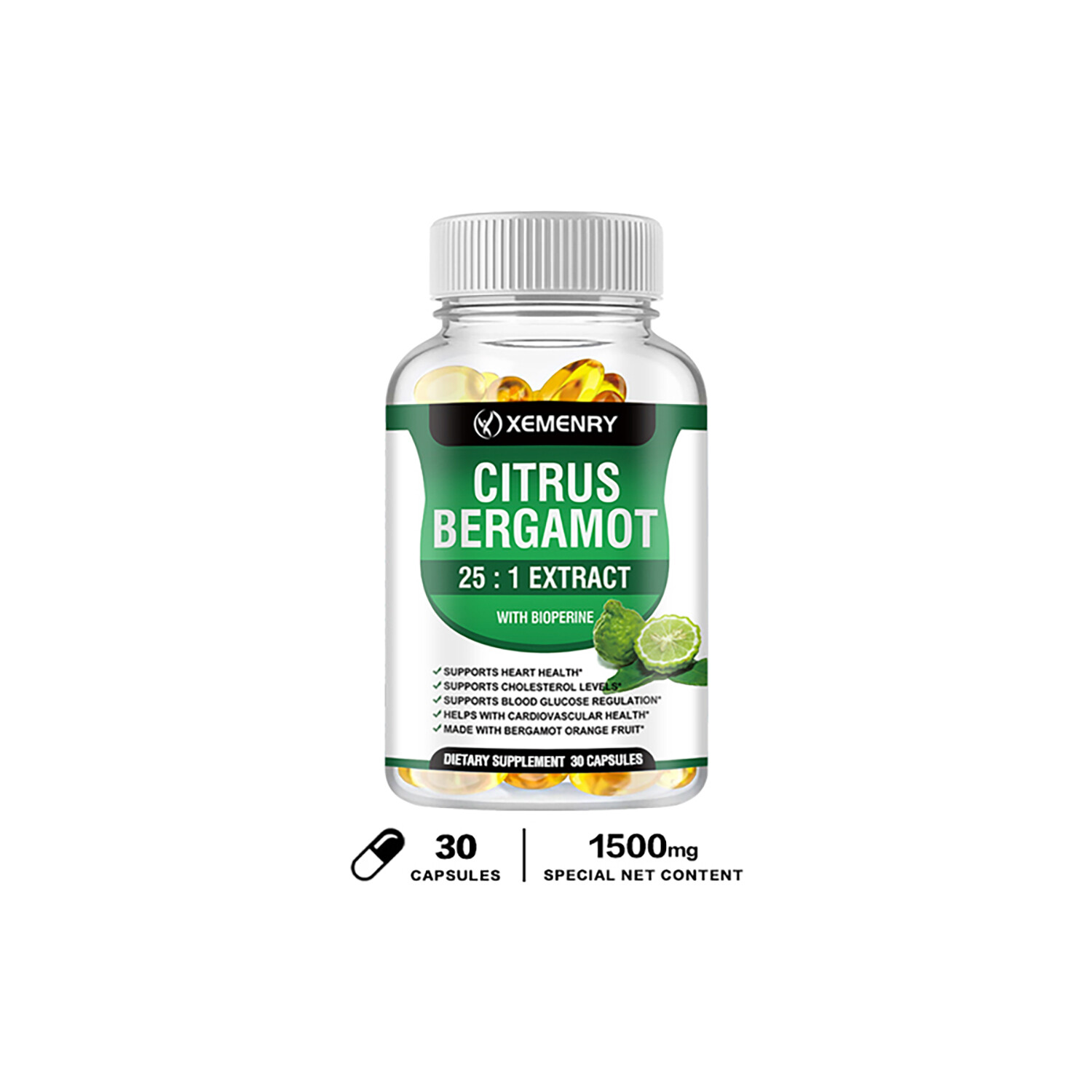 Citrus Bergamot – 25:1 Extract, 50% Supports Healthy Heart and Immune Support